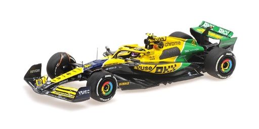 [MIN-537245104] Minichamps McLaren Formula1 Team MCL38 -  #4 - L. Norris - Monaco GP 2024 - 1/43 - Edition Limitée 790 pièces