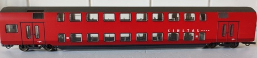 [SAC-14466] Sachsenmodelle 14466 - Voiture voyageurs à 2 étages - Sihltal Zürich Uetliberg Bahn (SZU) - HO