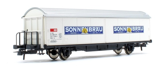 [ROC-66442] Roco 66442 - Wagon à parois coulissantes -Hbils-vy - "Sonnenbräu" - SBB-CFF - HO