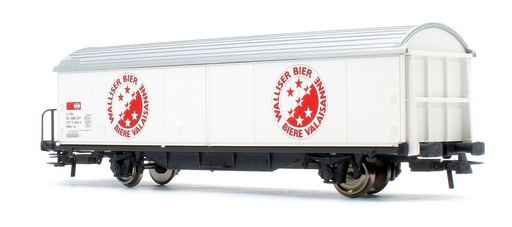 [ROC-66440] Roco 66440 - Wagon à parois coulissantes -Hbils-vy - "Bière Valaisanne" - SBB-CFF - HO