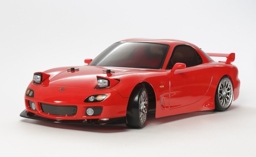 [TAM-58648A] Tamiya 58648 - Mazda RX-7 (FD3S) Drift Spec - Chassis TT-02D - 4WD - Radio-commandée - 1/10 - À construire - Sans équipement RC ni accu ni chargeur - Avec équipement LED inclus