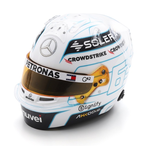 [MIN-SC5 HF181] Spark - Casque George Russel - #63 - Mercedes-AMG - Grand-Prix Qatar 2024 - 1/5