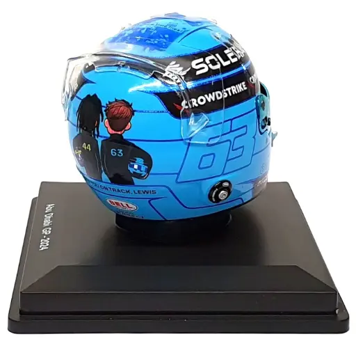 [MIN-SC5 HF182] Spark - Casque George Russel - #63 - Mercedes-AMG - Grand-Prix AbuDhabi 2024 - 1/5