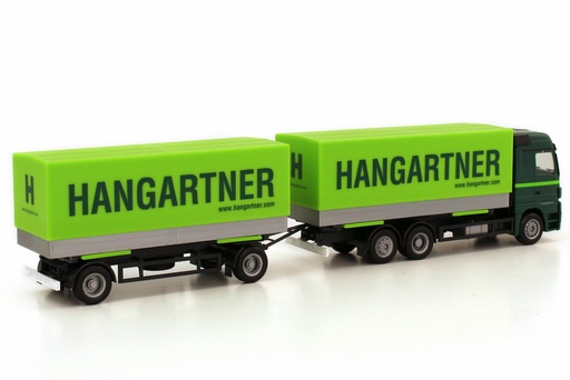 [HER-157926] Herpa 157926 - Camion-remorque Mercedes-Benz Actros LH 08 - 'HANGARTNER' - 1/87