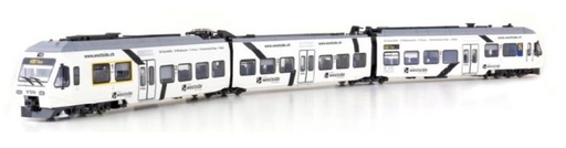 [LSM-17203DCS] LS Models - 17203 DCS - Rame BLS RABe 525 Nina - S Bahn Bern - "Westside" (3 éléments) - DC+son - HO