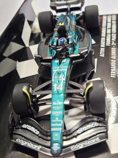 [MIN-417230914] Minichamps - Aston Martin Aramco Cognizant Formula One Team AMR23 - 2ème place  Canada GP 2023 - #14 - F. Alonso - 1/43 - Edition limitée à 300 pièces
