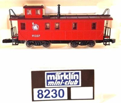 [MIN-8230] Mini-Club 8230 - Wagon de marchandises américain Caboose - 91337 - Central Railroad- "Z"