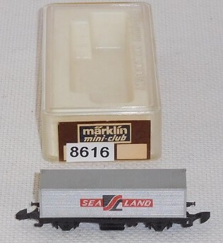 [MIN-8616] Mini-Club 8616 - Wagon transport de conteneurs "Sea Land" - "Z"