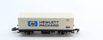 [MIN-8618] Mini-Club 8618 - Wagon transport de conteneurs "Hewlett Packard" - "Z"