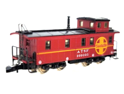 [MIN-8636] Mini-Club 8636 - Wagon "Fourgon" de queue de Santa FE- ATSF 999005 - "Z"