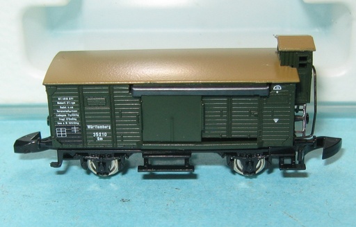 [MIN-8649] Mini-Club 8649 - Wagon marchandises à paroi coulissante et cabine de freinage - 35210 - DB - "Z