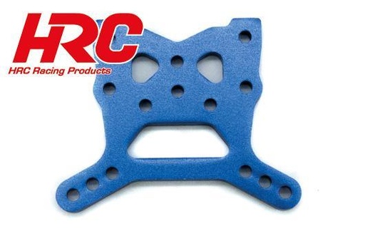 [HRC-15-X001BL] HRC 15-X001BL pièce détachée - Dirt Striker & Scrapper - Aluminium F/R Shock Tower (1 pce) Blue