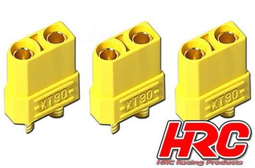 [HRC-9097A] HRC - 9097A - Connecteur XT90 Gold - Femelle - (3 pièces)