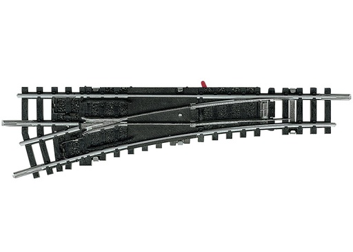 [MAR-14938] MiniTrix T14938 - Aiguillage électrique gauche - R4 - 15° - longueur 112,6 mm - "N"