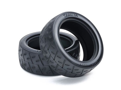[TAM-50810] Tamiya - Racing Pneus (2 pièces) - Semi-Slicks TT-01/02