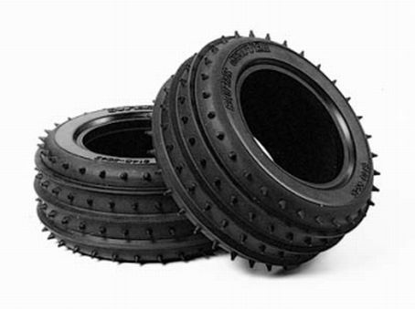 [TAM-50449] Tamiya - Pneus (2 pièces) - Stadium - Avant