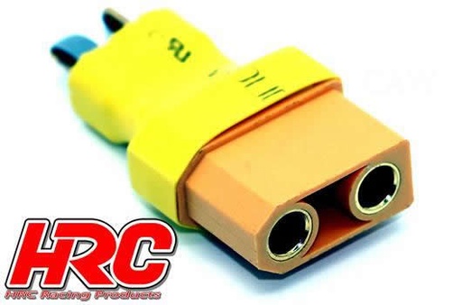 [HRC-9132C] HRC - 9132C - Adaptateur - Compacte - XT90 (f) vers Ultra-T (m)
