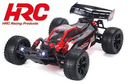 [HRC-15002BL1] HRC - Voiture Electrique XL - Buggy 4WD - RTR - HRC NEOXX - Brushless - Dirt Striker V2 - 1/10 - Rouge et Noire