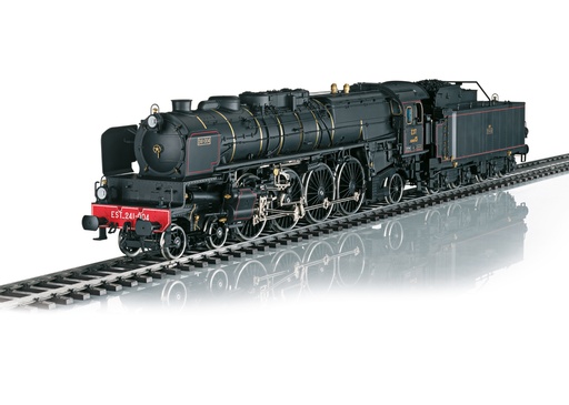 [MAR-55086] Märklin 55086 - Locomotive à vapeur série 13 - 241-A - Pour trains rapides - Avec tender séparé - De la Compagnie des chemins de fer de l'EST - Version pour "Edelweiss - CIWL" - Échelle I
