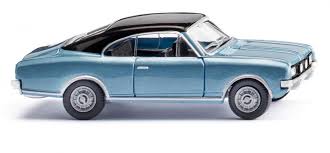 [WIK-008402] Wiking 008402 - Opel Commodore A coupé avec toit noir- HO