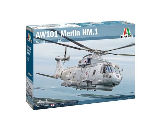 [ITA-1486] Italeri 1486 - Hélicoptère AW-101 Merlin HM.1 - 1/72