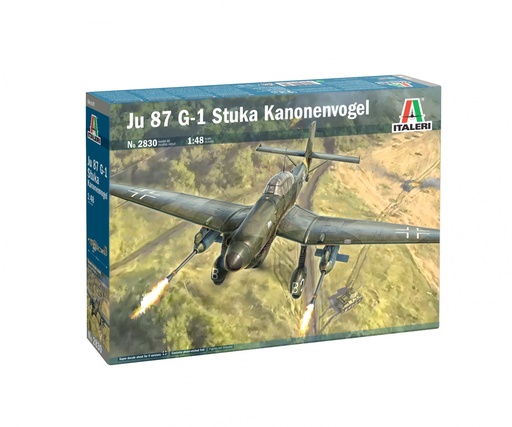 [ITA-2830] Italeri 2830 - Avion Junker Ju-87G-1 Stuka Kanonenvogel - 1/48