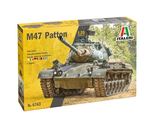 [ITA-6763] Italeri 6763 - Char M-47 Patton - 1/35