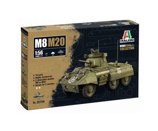 [ITA-25759] Italeri 25759 - Char M8/M20 Greyhound - 1/56