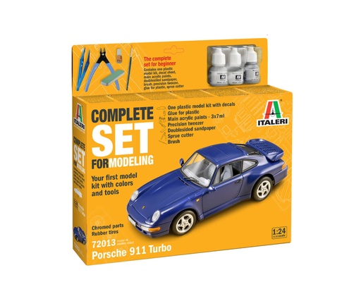 [ITA-72013] Italeri 72013 - Starter Kit - Porsche 911 Turbo - 1/24