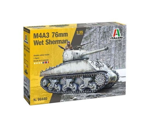 [ITA-96440] Italeri 96440 - Char US Sherman M4A3 Wet - 1/35