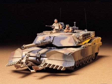 [TAM-35158] Tamiya 35158 - Char d'assaut M1A1 Abrams with Mine Plow - 1/35