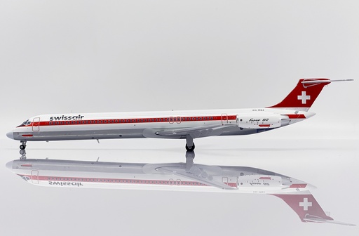 [JCW-LH2373] JC Wings - McDonnell Dougls - MD-82 - Swissair - PH-MBZ (Avion loué par Swissair) - Avec support de présentation - 1/200
