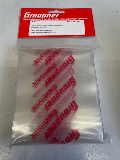 [GRA-3363.60] Graupner Gaine thermo-rétractable - 60mm large - 1 mètre