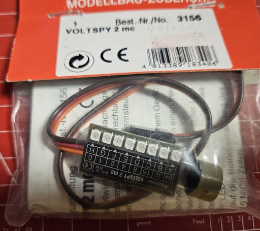 [GRA-3156] Graupner - Voltspy 2 mc - Contrôleur de tension