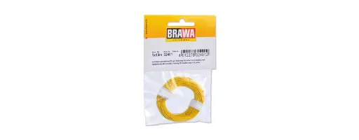 [BRA-32401] Brawa 32401 - Fil électrique - Jaune - 1 x 0,05 mm² - Longueur 10 m - Très flexible - Idéal pour décodeur