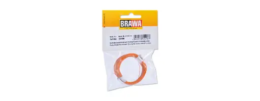 [BRA-32406] Brawa 32406 - Fil électrique - Orange - 1 x 0,05 mm² - Longueur 10 m - Très flexible - Idéal pour décodeur