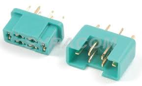 [GF-1004-001] GForce - Connecteur MPX doré - Male et Femelle 