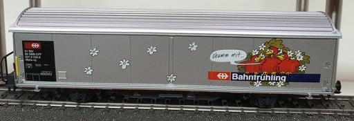 [MAR-4735,908] Märklin 4735,908 - Wagon à parois coulissantes Hblis "Bahnfrüling" - SBB-CFF - HO