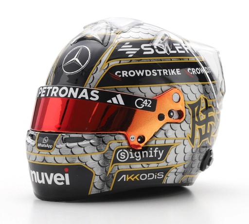 [SPA-HF199] Spark - Casque George Russel - #63 - Mercedes-AMG - Chinese GP 2025 - 1/5