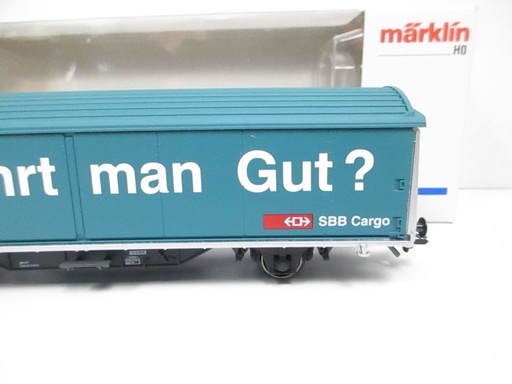 [MAR-4735,917] Märklin 4735,917 - Wagon couvert Hbils «Qui va bon train» - SBB-CFF - HO