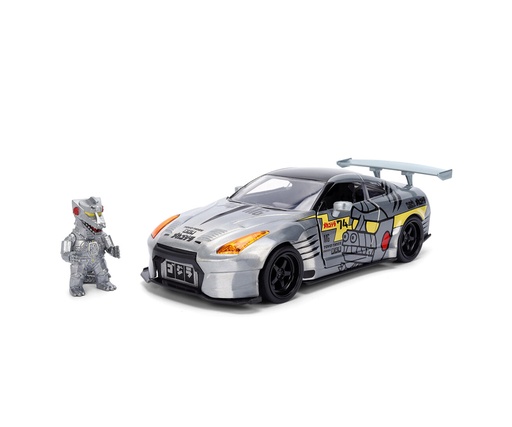 [JAD-9336285314R00] Jada - Godzilla® - Mechagodzilla - Ben Sopra & 2009 Nissan GT-R (R35)  - 1/24