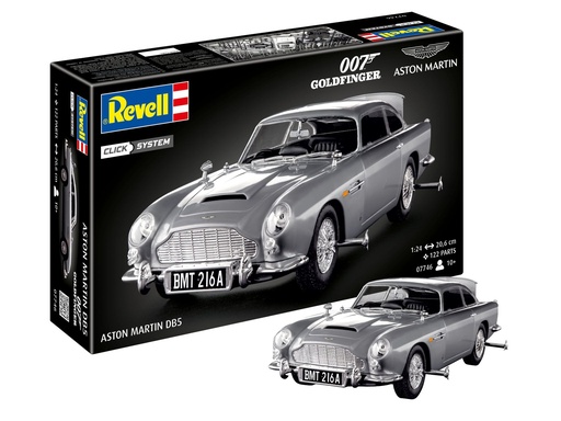 [REV-07746] Revell 07746 - Aston Martin DB5 Goldfinger -James Bond 007 - Click System - 1/24