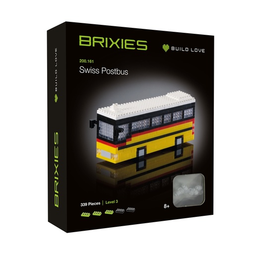 [BRI-200161] BRIXIES - Schweizer Postauto - 339 pièces - level 3