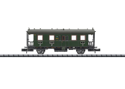 [MIN-18962] MiniTrix 18962 - Voiture voyageurs BCi (Bay 10) 2ème et 3ème classe - DRB - N