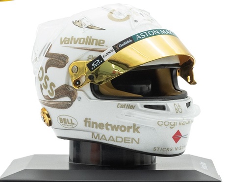 [SPA-HF200] Spark - Casque Fernando Alonso - #14 - Aston Martin F1 Team - Chinese GP 2025 - 1/5