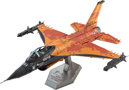 [MET-5701046N] Metal Earth - Lockheed Martin F-16 Fighting Falcon - Royal Netherland Air Force - Kit Metal 3D - 1/84