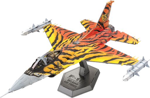 [MET-5701046B] Metal Earth - Lockheed Martin F-16 Fighting Falcon - Belgian Air Force - Kit Metal 3D - 1/84