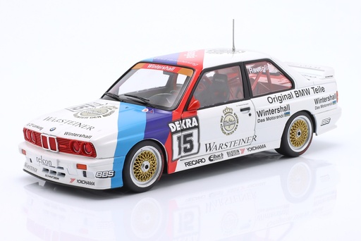 [WER-18038002C] Werk83 - BMW M3 (E30) - #15 R. Ravaglia - DTM Champion 1989 - 1/18