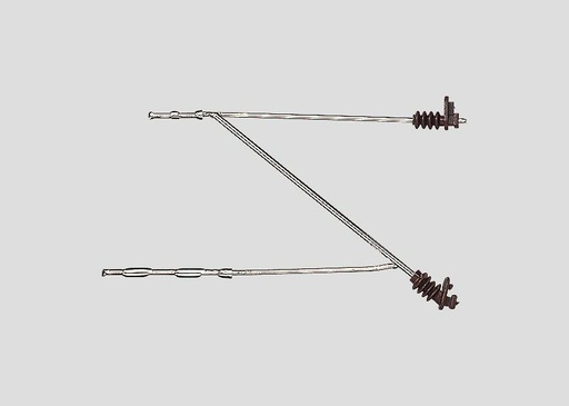 [MAR-74151] Märklin 74151 Potence simple de caténaire (5 pièces)