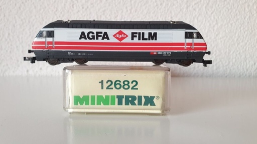 [MIT-12682] MiniTrix 12682 - Locomotive électrique Re 460 "N" Agfa Film